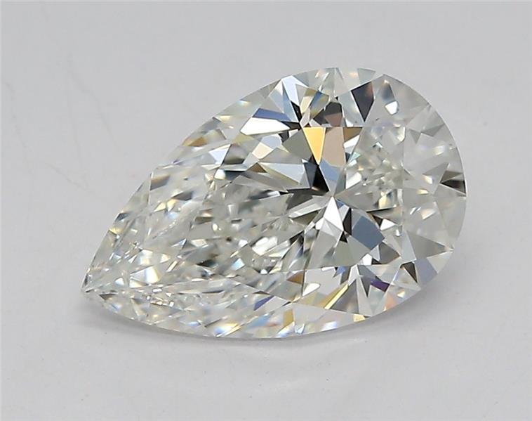 1.25ct F VVS2 Rare Carat Ideal Cut Pear Lab Grown Diamond