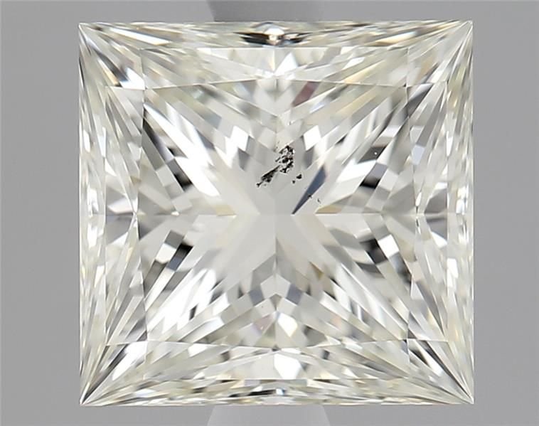 2.01ct K SI1 Rare Carat Ideal Cut Princess Diamond