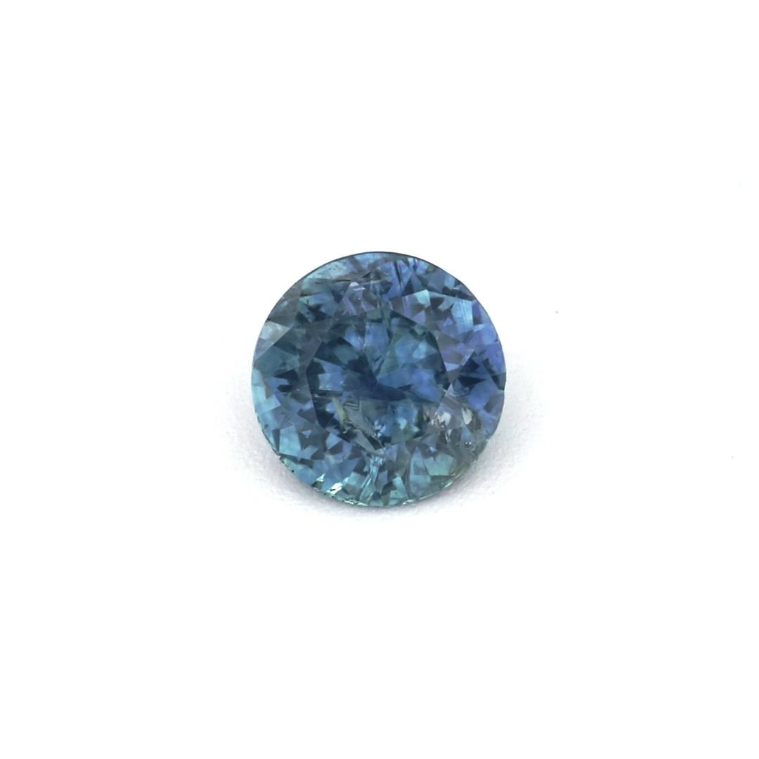 0.29 Carat Green Round Sapphire