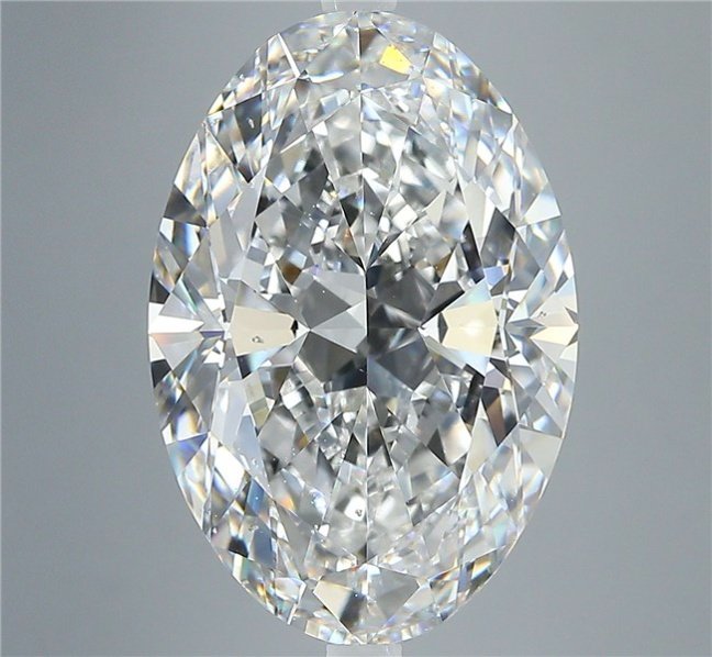 8.03ct F SI1 Rare Carat Ideal Cut Oval Diamond