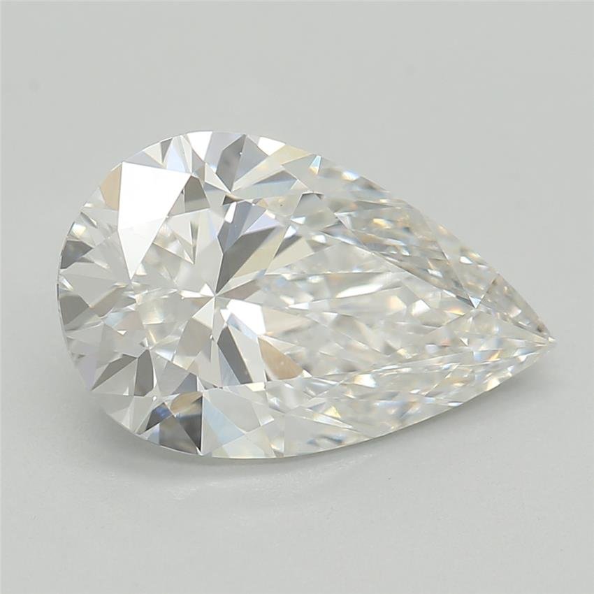 1.58ct E VVS2 Rare Carat Ideal Cut Pear Lab Grown Diamond
