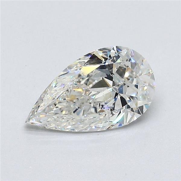 1.03ct F SI2 Rare Carat Ideal Cut Pear Diamond