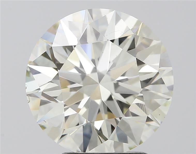 3.27ct J VS2 Rare Carat Ideal Cut Round Diamond