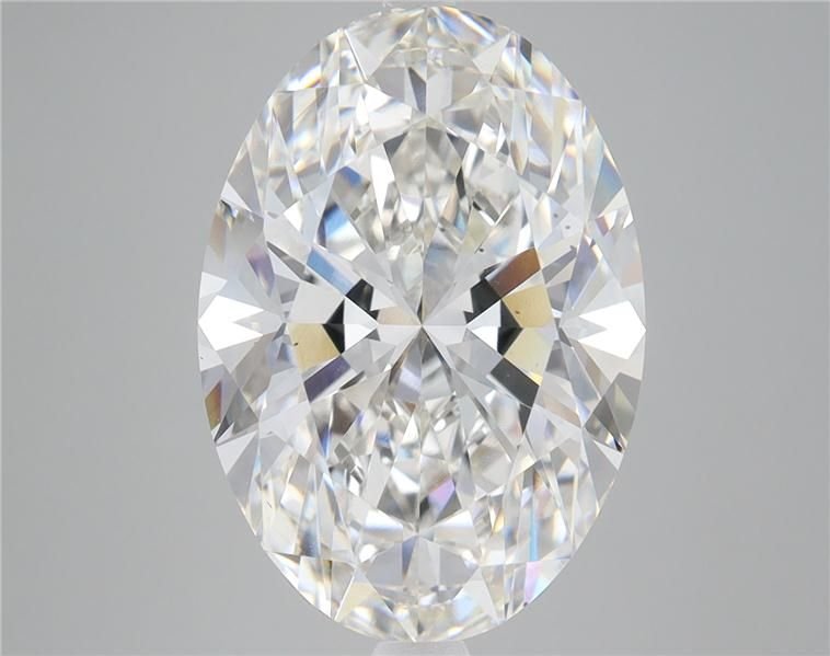 7.67ct H VS1 Rare Carat Ideal Cut Oval Lab Grown Diamond