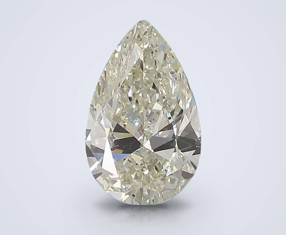 2.00 Carat Pear Natural Diamond