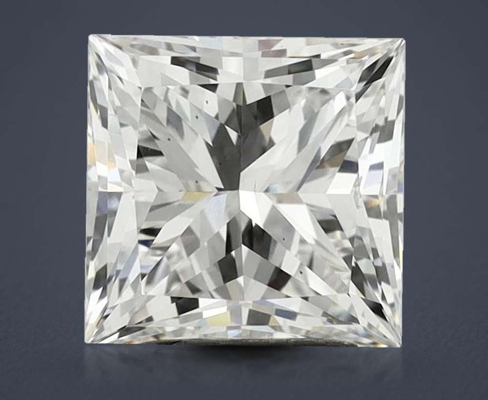 2.72 Carat Princess Lab Diamond