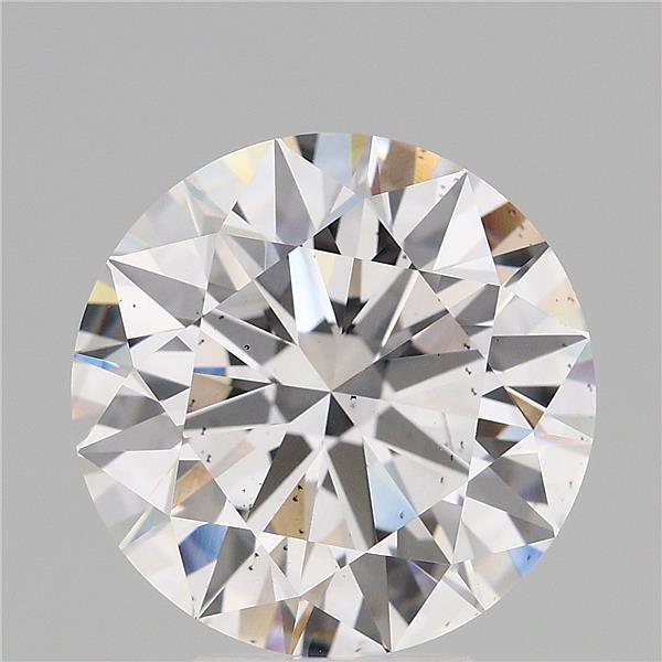 5.28ct F SI1 Rare Carat Ideal Cut Round Lab Grown Diamond