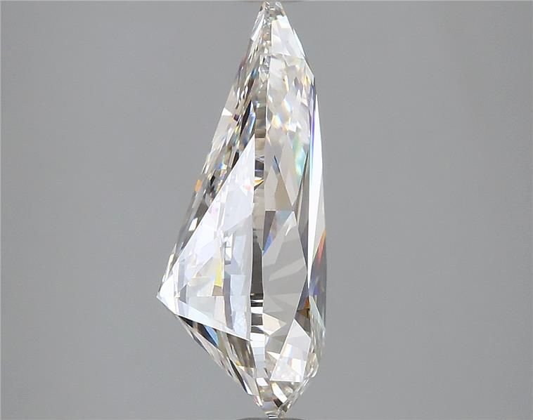 3.93ct H VS2 Rare Carat Ideal Cut Pear Lab Grown Diamond