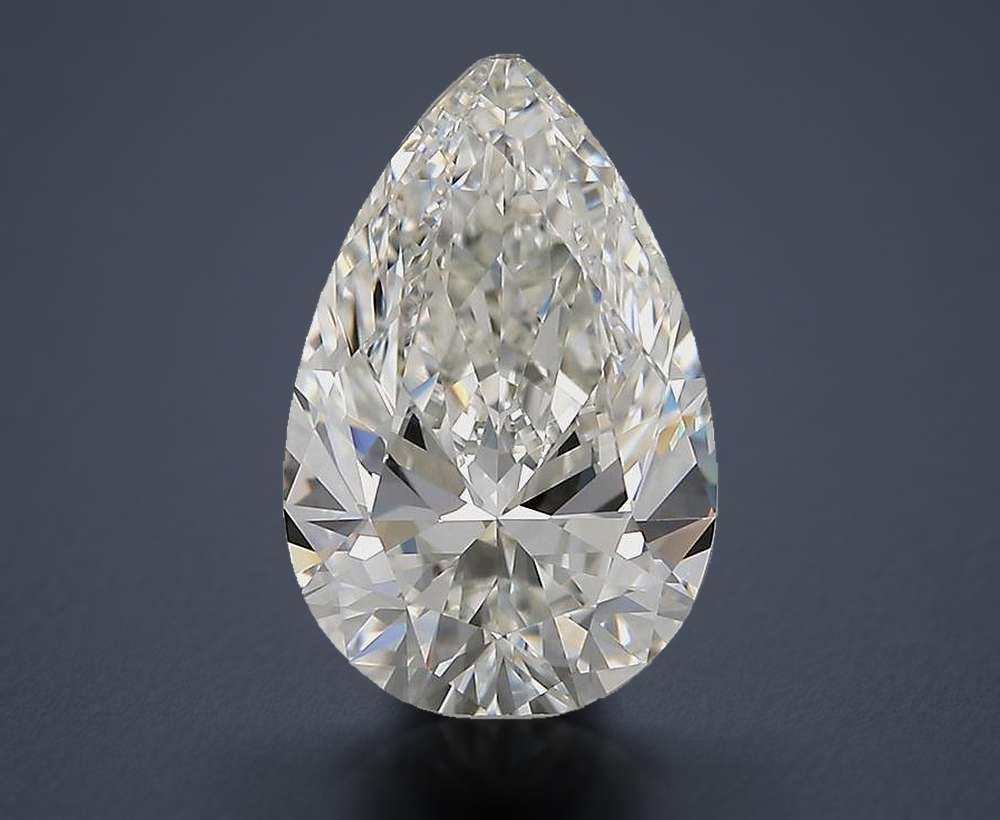 1.80 Carat Pear Natural Diamond