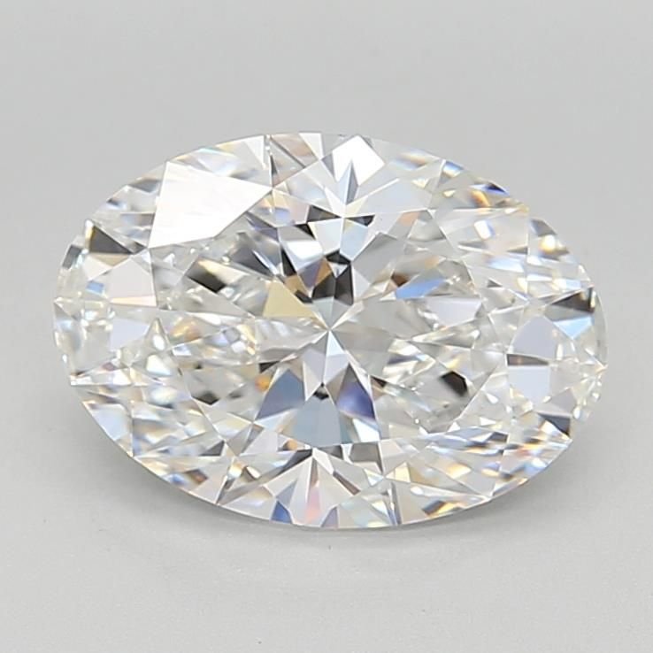 3.24ct E VVS2 Rare Carat Ideal Cut Oval Lab Grown Diamond
