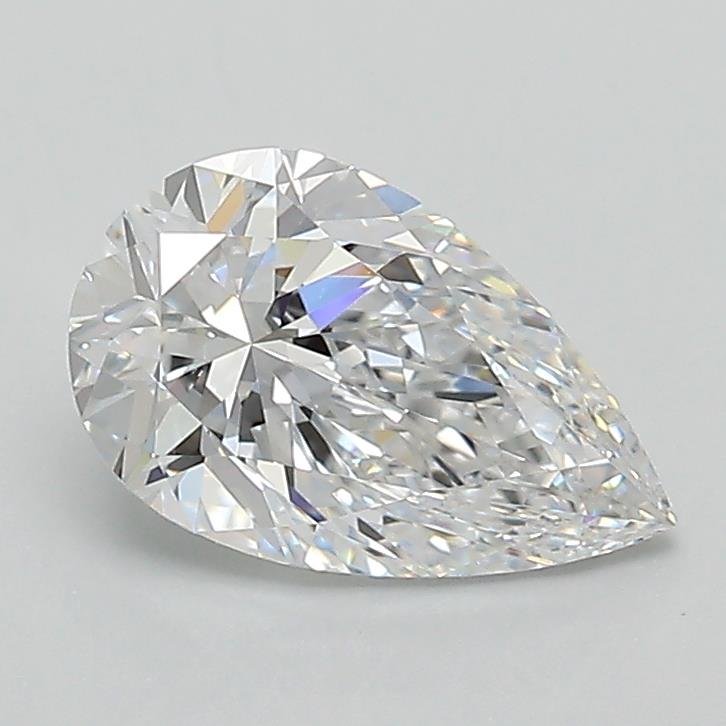 1.09ct D VS1 Rare Carat Ideal Cut Pear Lab Grown Diamond