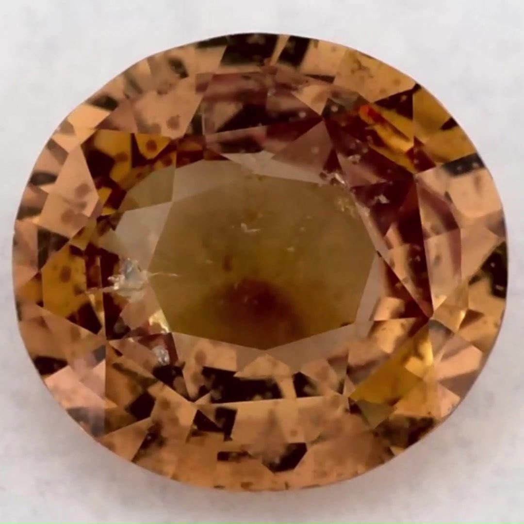1.68 Carat Yellow Round Sapphire