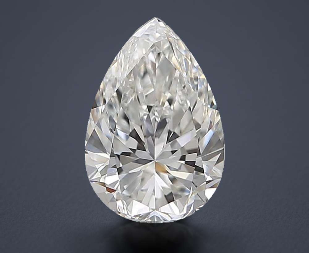 1.00 Carat Pear Natural Diamond