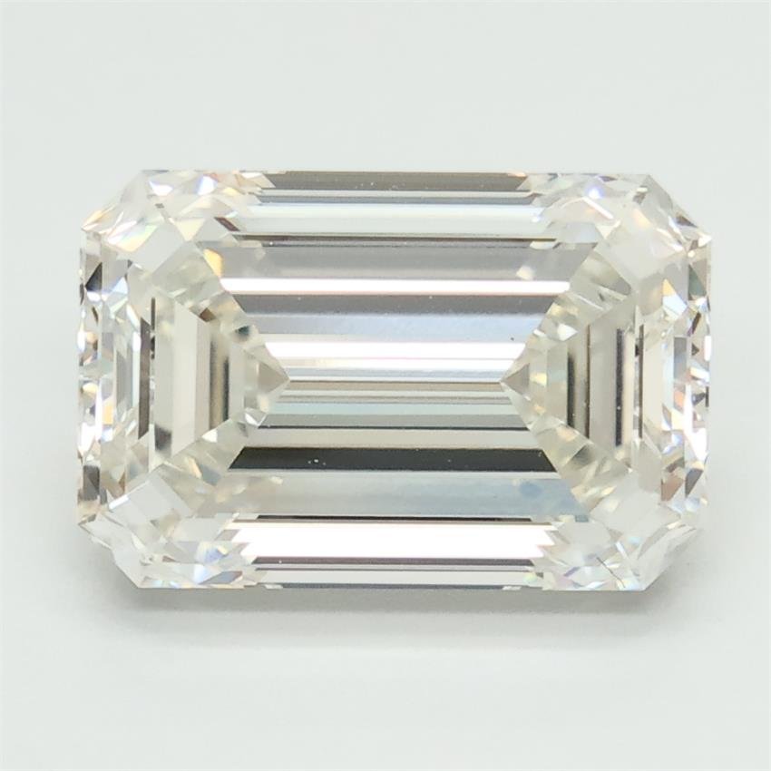 4.06ct G VVS2 Rare Carat Ideal Cut Emerald Lab Grown Diamond