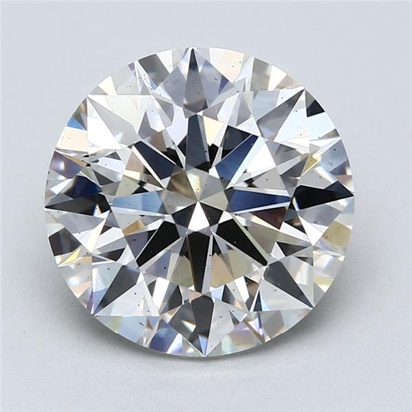 5.51ct G SI1 Rare Carat Ideal Cut Round Lab Grown Diamond