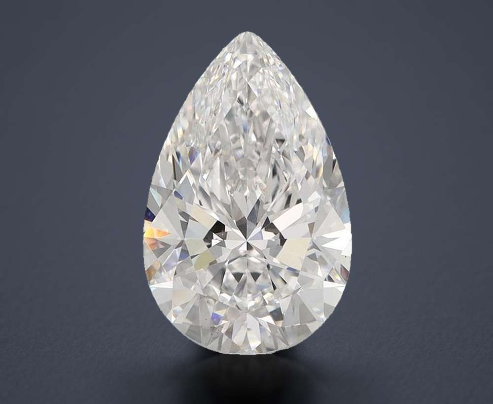 3.85 Carat Pear Lab Diamond