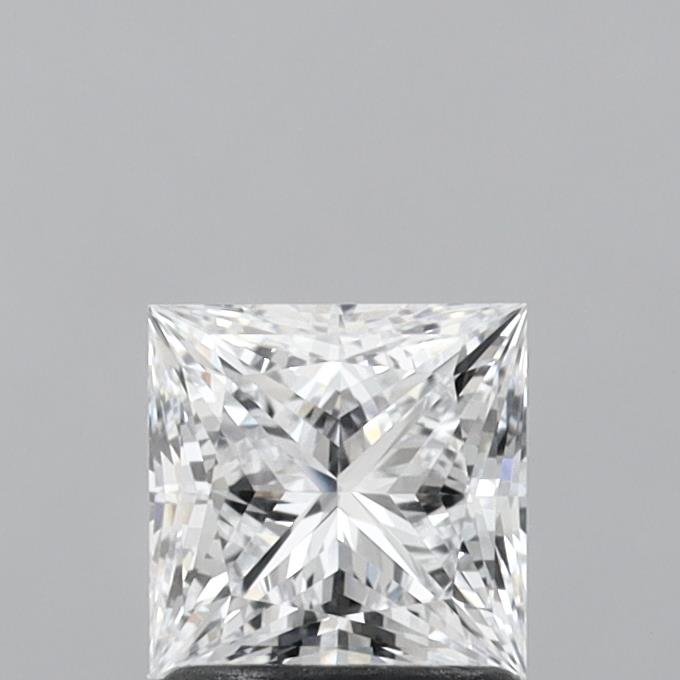 1.29ct E VVS1 Rare Carat Ideal Cut Princess Lab Grown Diamond