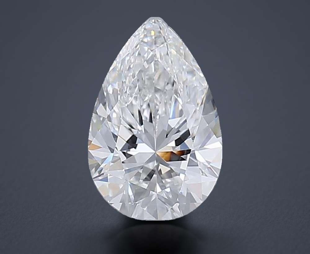 1.55 Carat Pear Lab Diamond