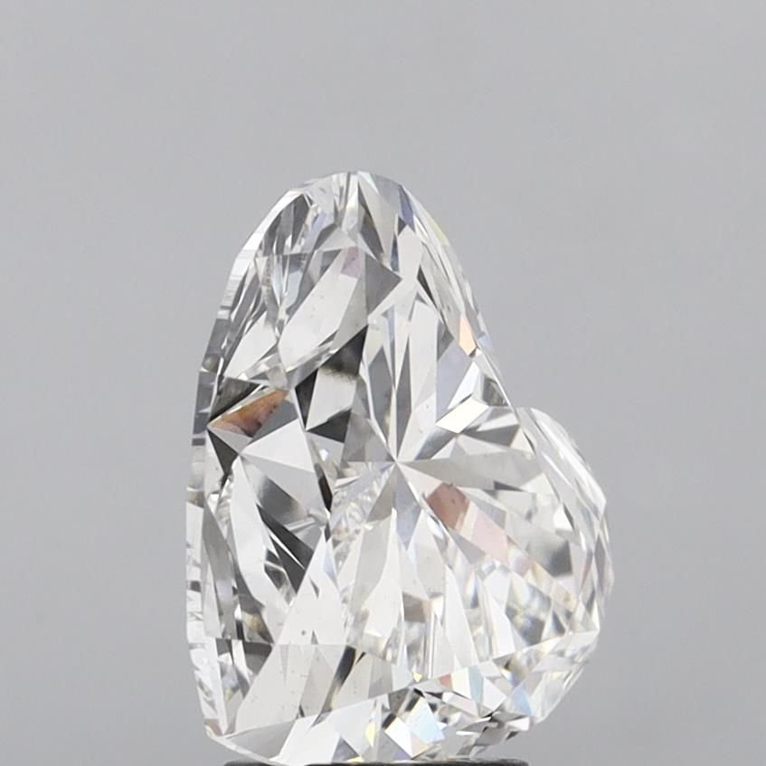 6.74ct F VS2 Very Good Cut Heart Lab Grown Diamond