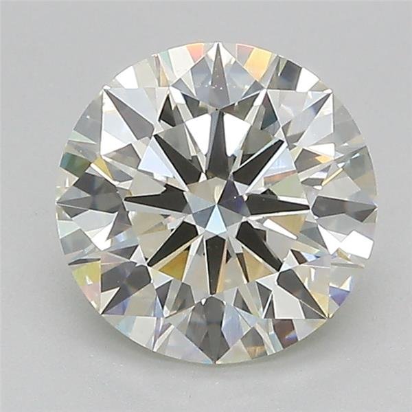 2.03ct J VS1 Rare Carat Ideal Cut Round Lab Grown Diamond