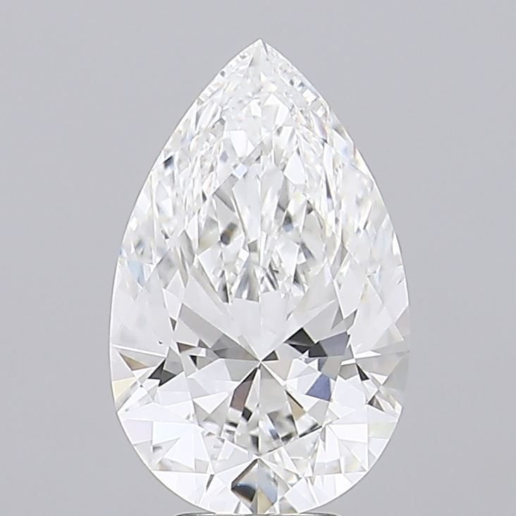 6.02 Carat Pear Lab Diamond