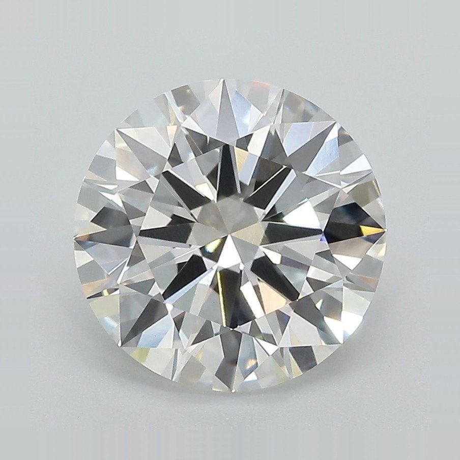 3.71ct D VS1 Rare Carat Ideal Cut Round Lab Grown Diamond