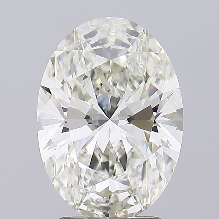 2.70ct I VS2 Rare Carat Ideal Cut Oval Lab Grown Diamond