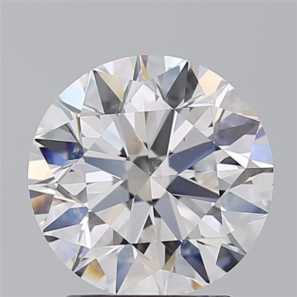 2.38ct E SI1 Rare Carat Ideal Cut Round Diamond