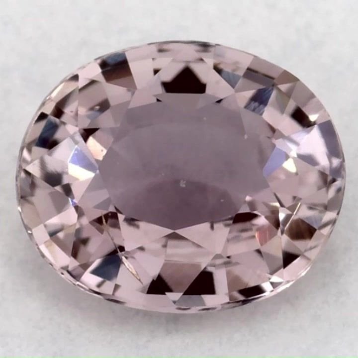 1.12 Carat Pink Oval Sapphire