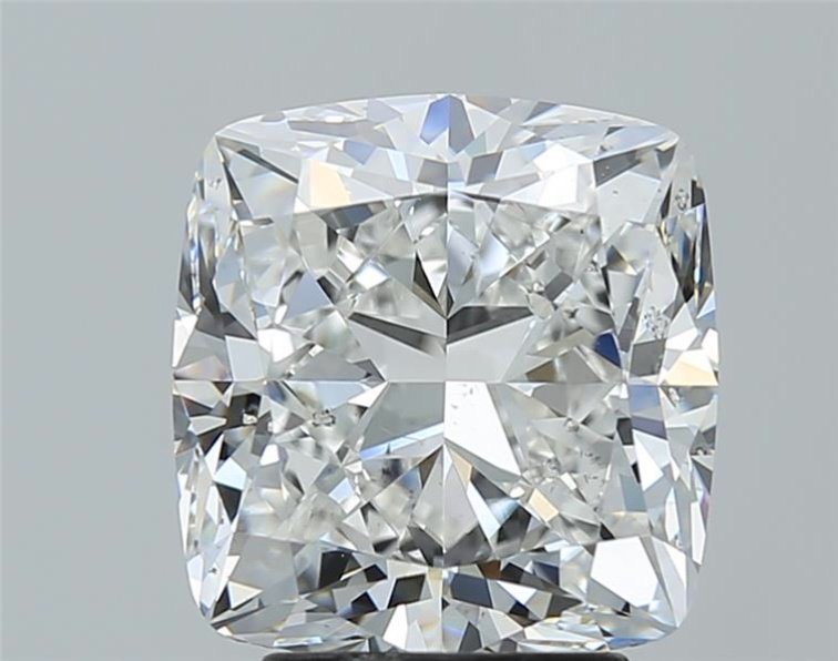 4.02ct G SI2 Rare Carat Ideal Cut Cushion Diamond