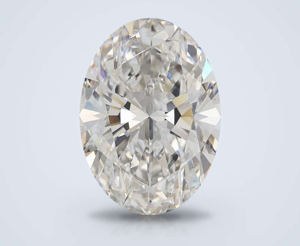 6.64 Carat Oval Lab Diamond