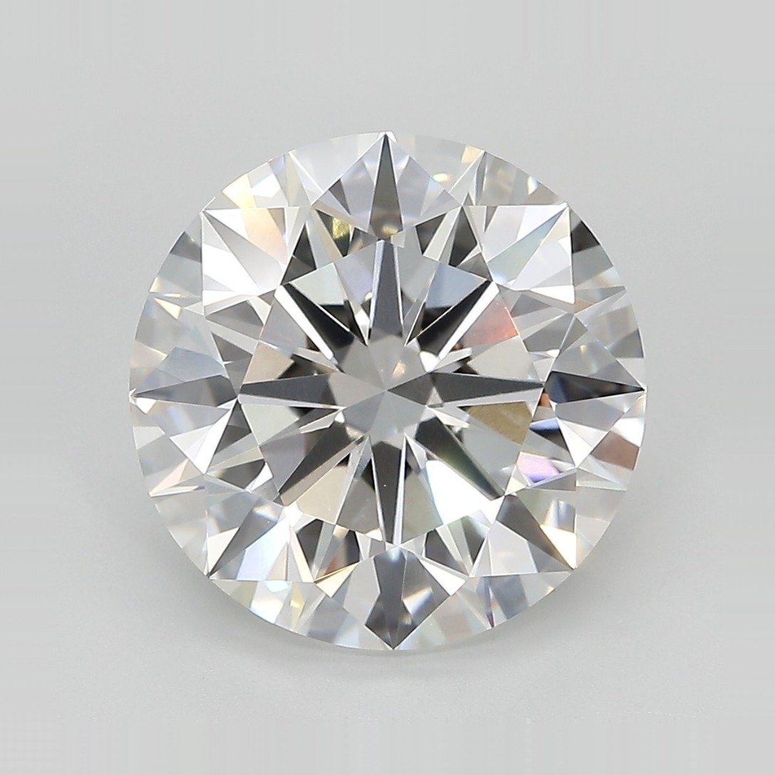 6.49ct E VVS2 Rare Carat Ideal Cut Round Lab Grown Diamond