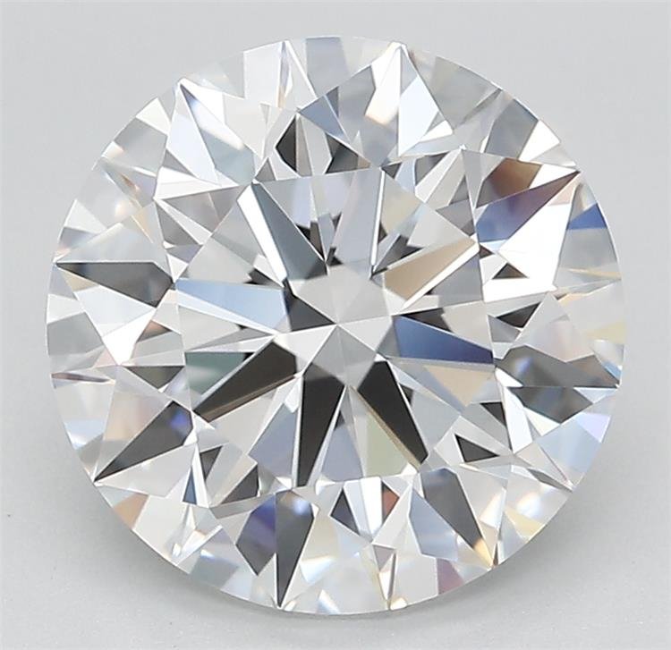 3.76ct D VVS1 Rare Carat Ideal Cut Round Lab Grown Diamond