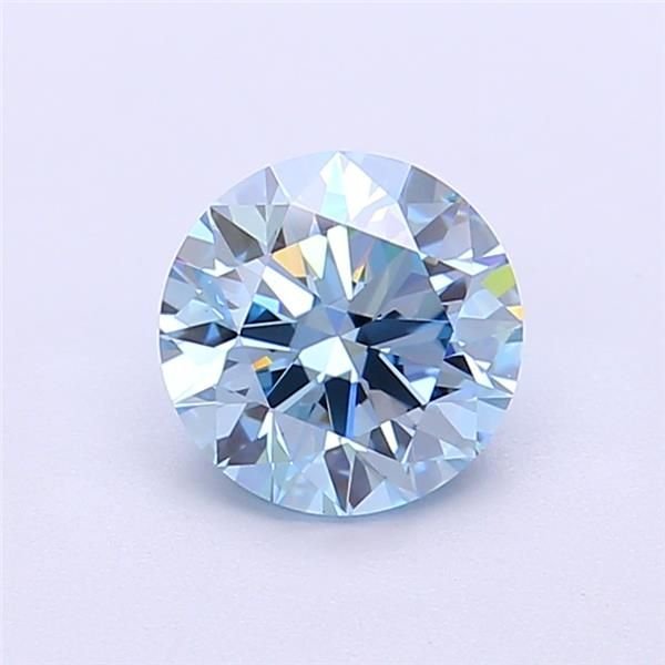 1.19 Ct. Fancy Vivid Blue Round Lab Diamond