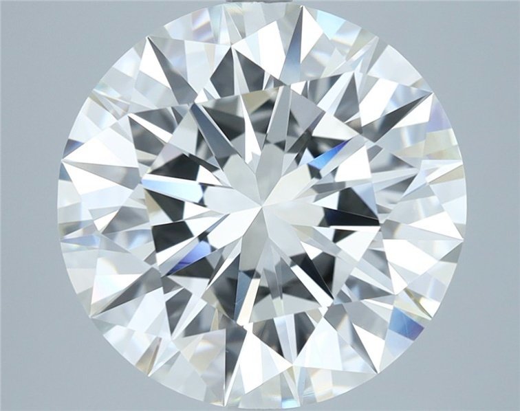 7.21ct I VVS2 Rare Carat Ideal Cut Round Diamond