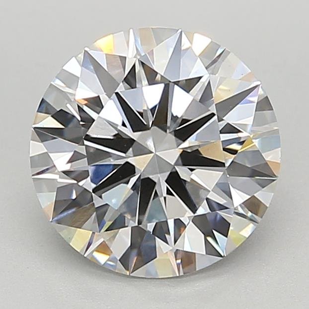 3.10ct F VS2 Rare Carat Ideal Cut Round Lab Grown Diamond