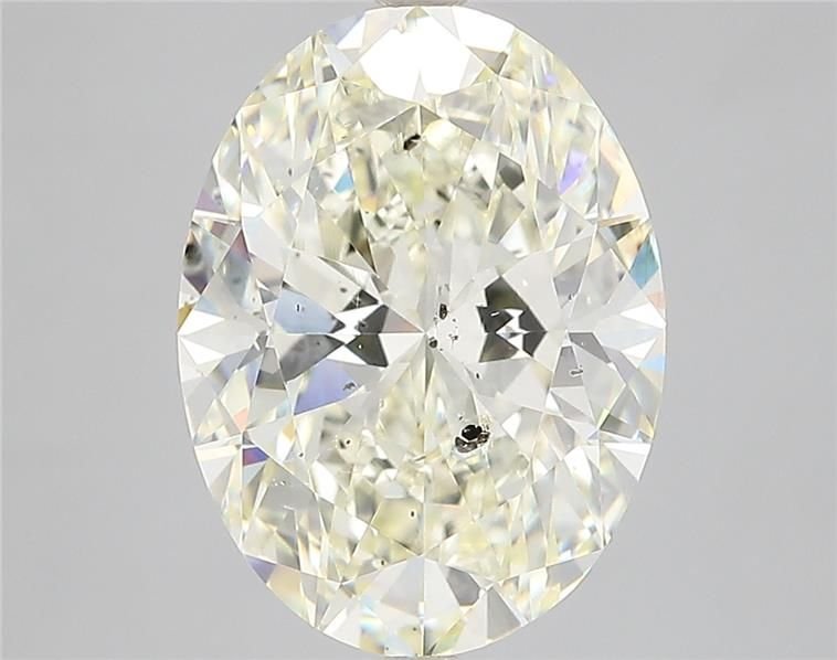 5.02ct K SI2 Rare Carat Ideal Cut Oval Diamond