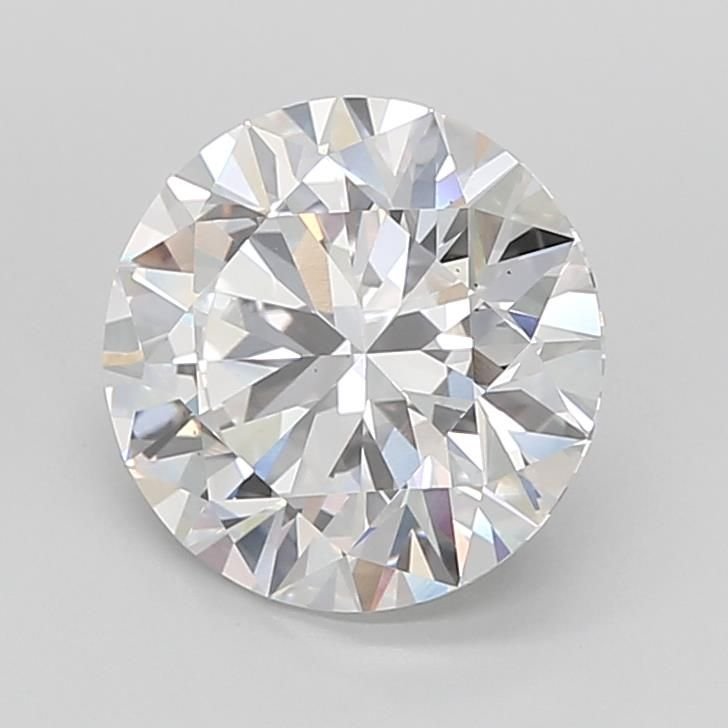 5.08ct D VS2 Rare Carat Ideal Cut Round Lab Grown Diamond
