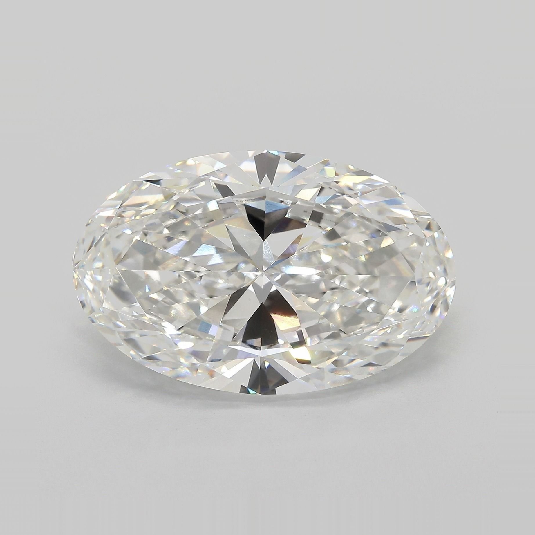 15.06ct F VVS2 Very Good Cut Oval Lab Grown Diamond