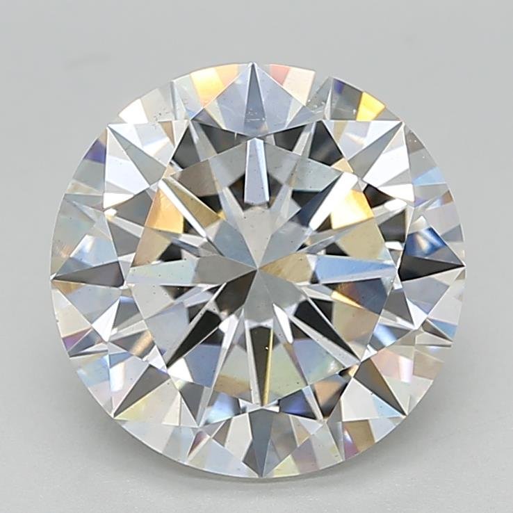 4.99ct F VS2 Very Good Cut Round Lab Grown Diamond