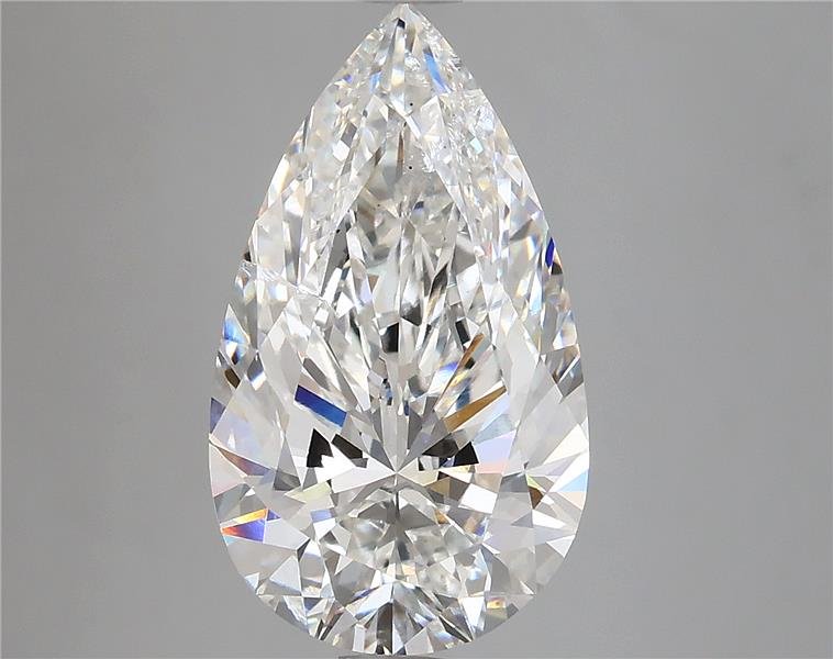 5.07ct G SI2 Very Good Cut Pear Lab Grown Diamond