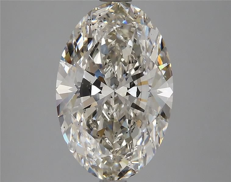 4.09ct I SI1 Rare Carat Ideal Cut Oval Lab Grown Diamond