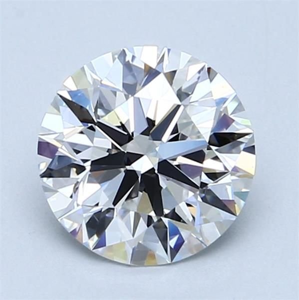 1.76ct F VS1 Rare Carat Ideal Cut Round Diamond