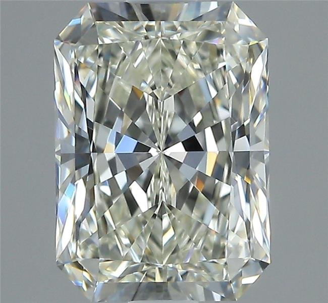 2.07ct J IF Rare Carat Ideal Cut Radiant Diamond