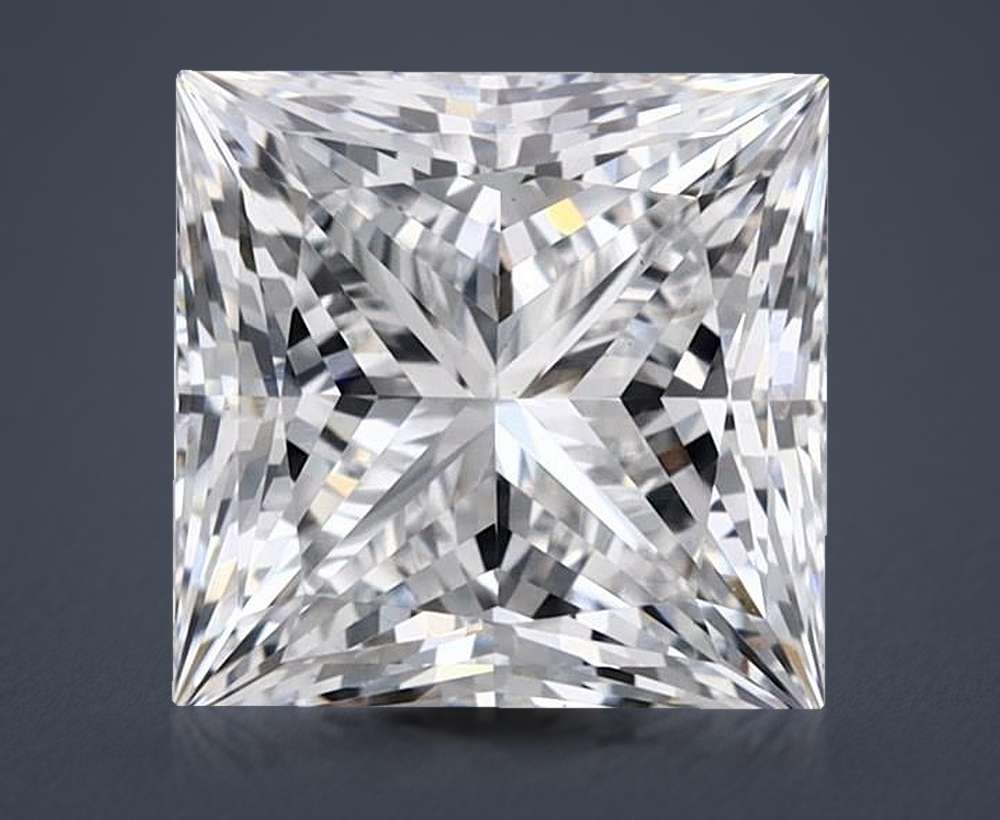 3.73 Carat Princess Lab Diamond