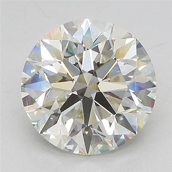 2.67ct J VS1 Excellent Cut Round Lab Grown Diamond