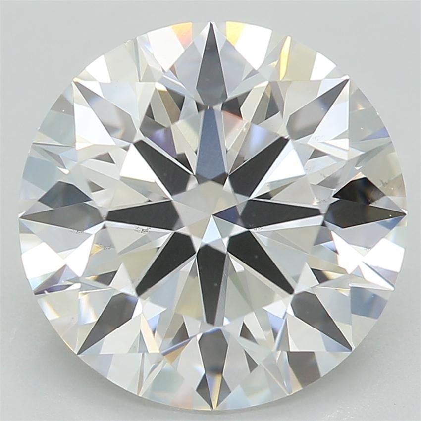 3.09ct E VS2 Rare Carat Ideal Cut Round Lab Grown Diamond