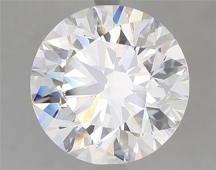 6.15ct F VS1 Rare Carat Ideal Cut Round Lab Grown Diamond