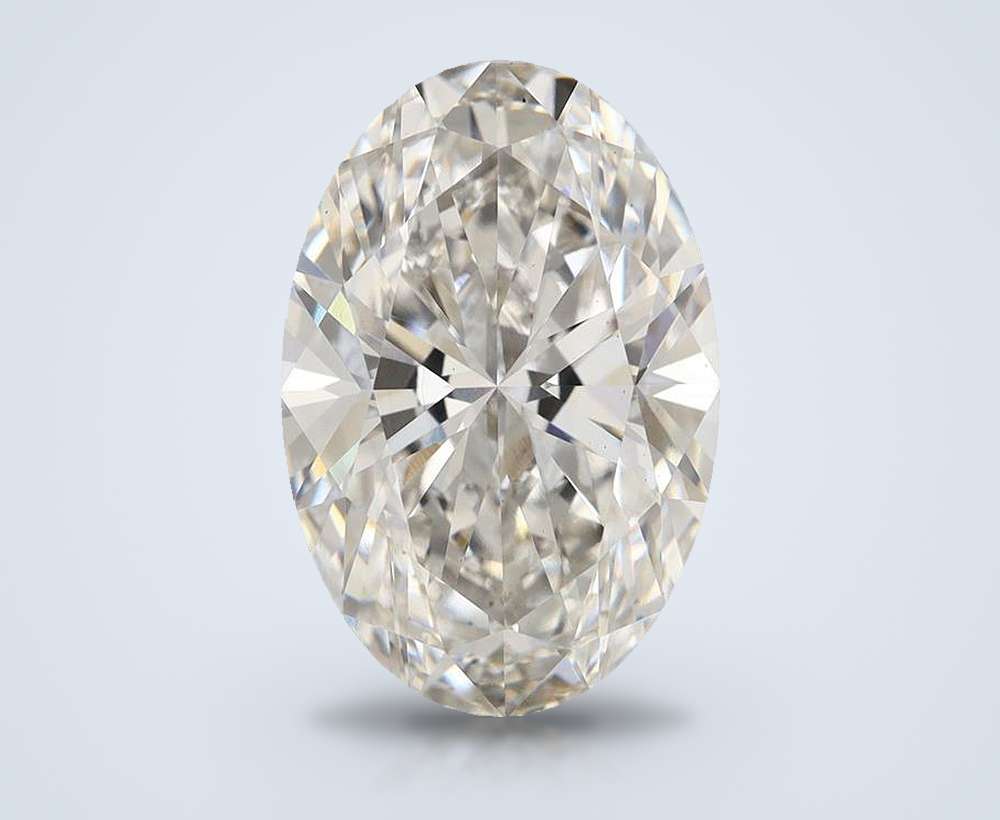 7.76 Carat Oval Lab Diamond