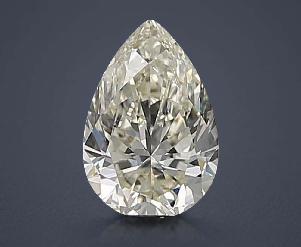 0.90 Carat Pear Natural Diamond